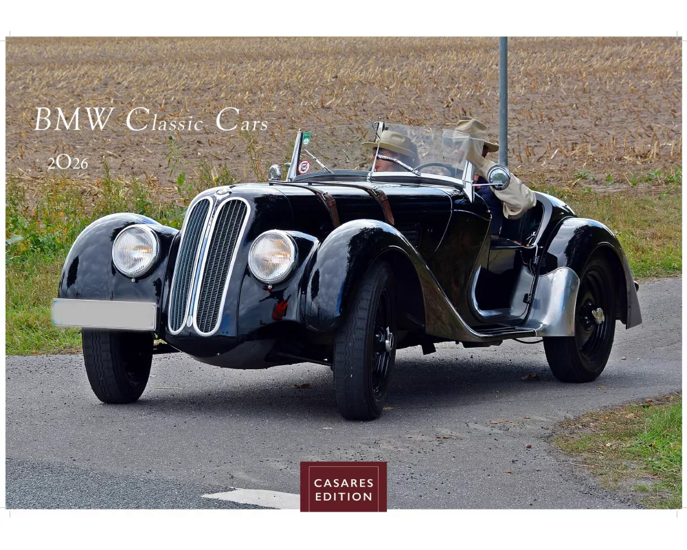 BMW Classic Cars Kalender 2026 - Wandkalender | Fotokalender Oldtimer 24x35cm - Hochwertiger Oldtimer Kalender