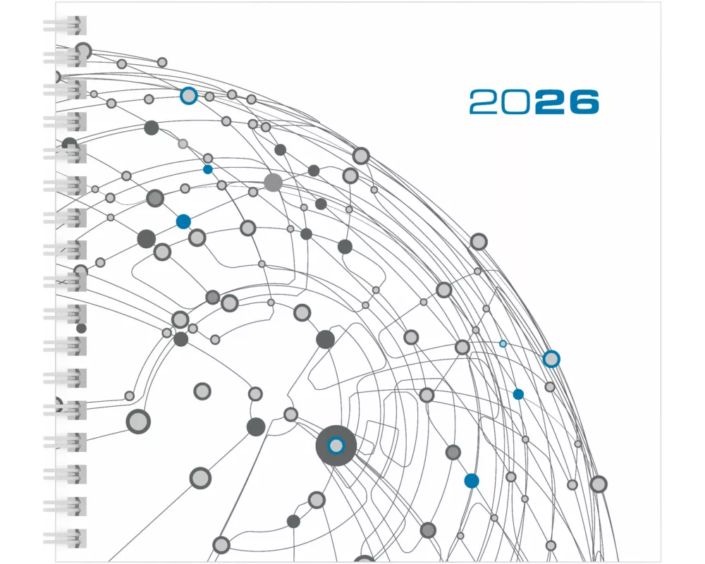 Zettler Wochenbuch Assessor 1W/2S 2026 – Buchkalender 16 × 15 cm, 1 Woche auf 2 Seiten, Kartoneinband, FSC-zertifiziert