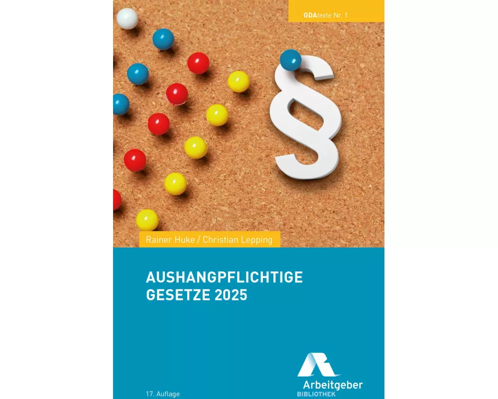 Aushangpflichtige Gesetze 2025