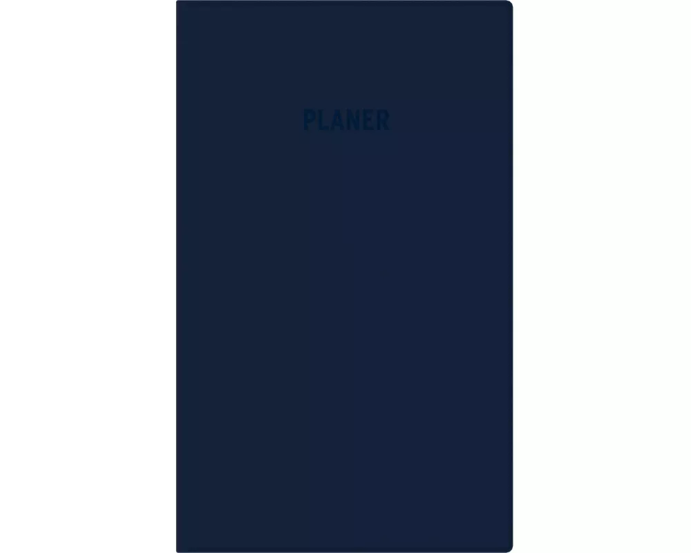 Zettler Taschenplaner 1W/1S blau 2026 – Wochenplaner 10 × 16 cm, 64 Seiten, 1 Woche auf 1 Seite, Wochenzählung, Mondphasen, Sonnenzeiten, 3-sprachiges
