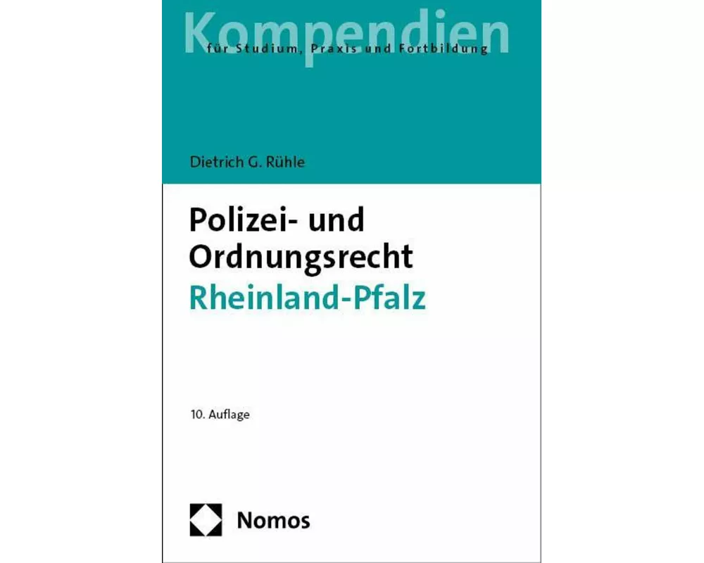 Polizei- und Ordnungsrecht Rheinland-Pfalz