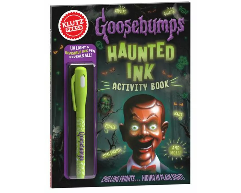 Goosebumps Invisible Ink Activity Book