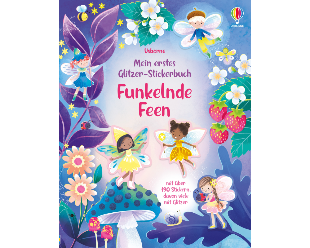Mein erstes Glitzer-Stickerbuch: Funkelnde Feen