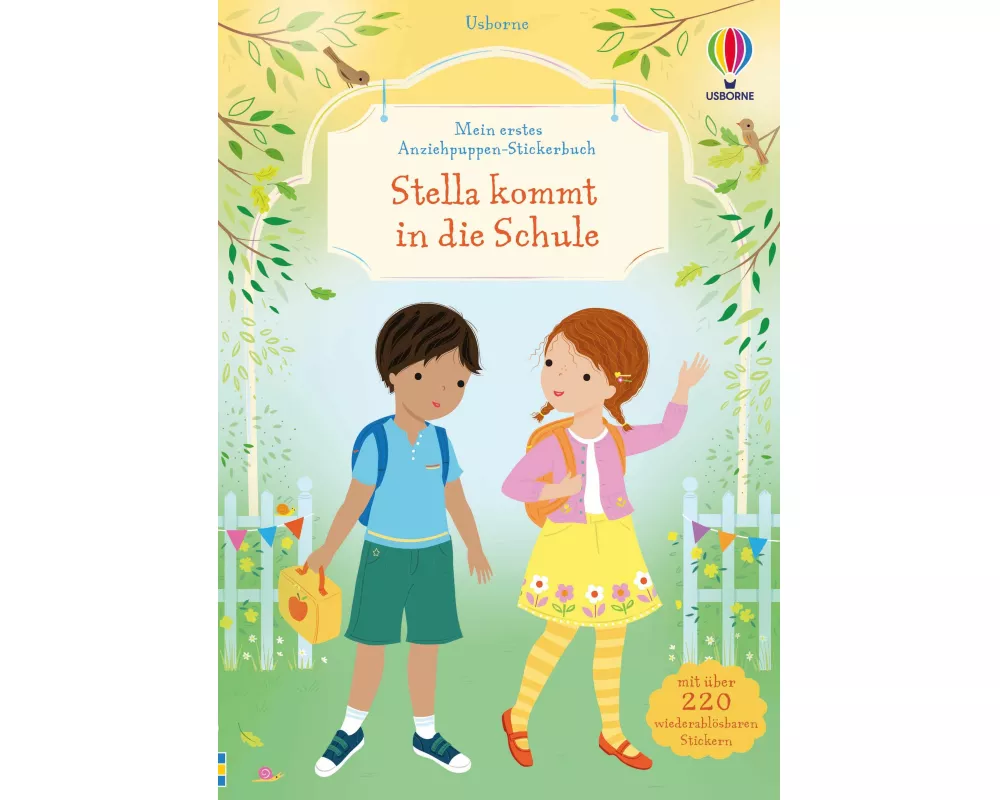 Mein erstes Anziehpuppen-Stickerbuch: Stella kommt in die Schule