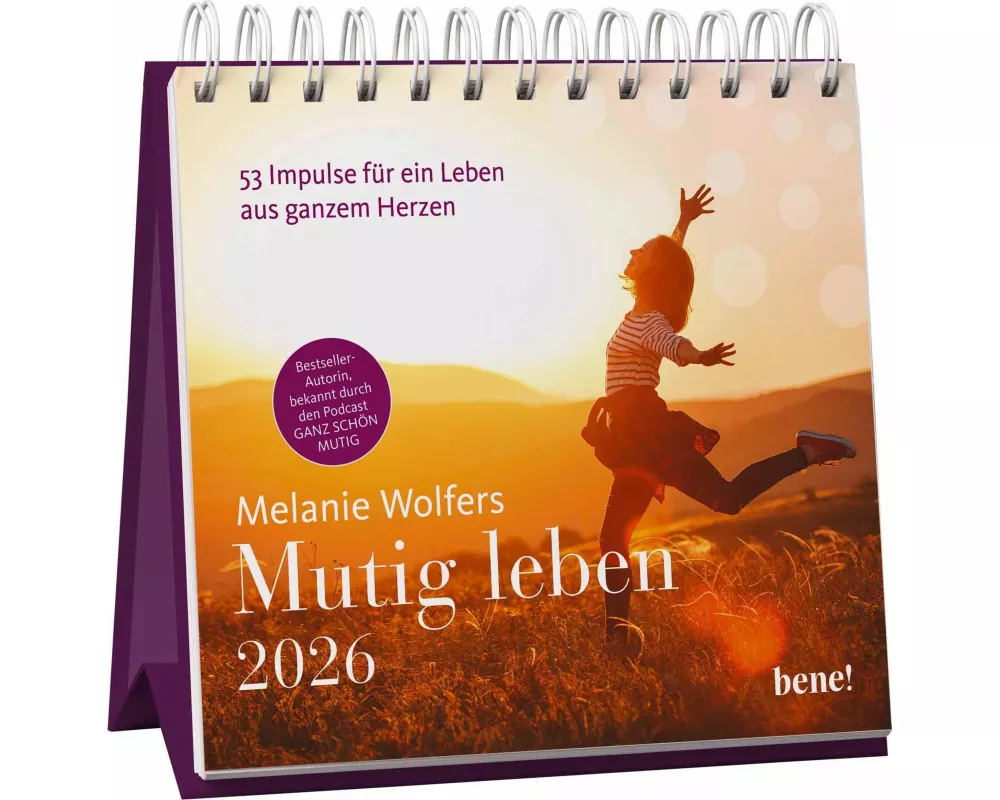 Wochenkalender 2026: Mutig leben