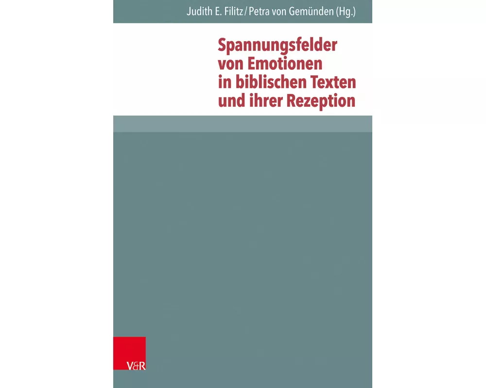 Spannungsfelder von Emotionen in biblischen Texten und ihrer Rezeption