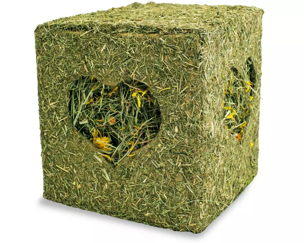 JR Farm Heuwürfel mit Blüten, gross
