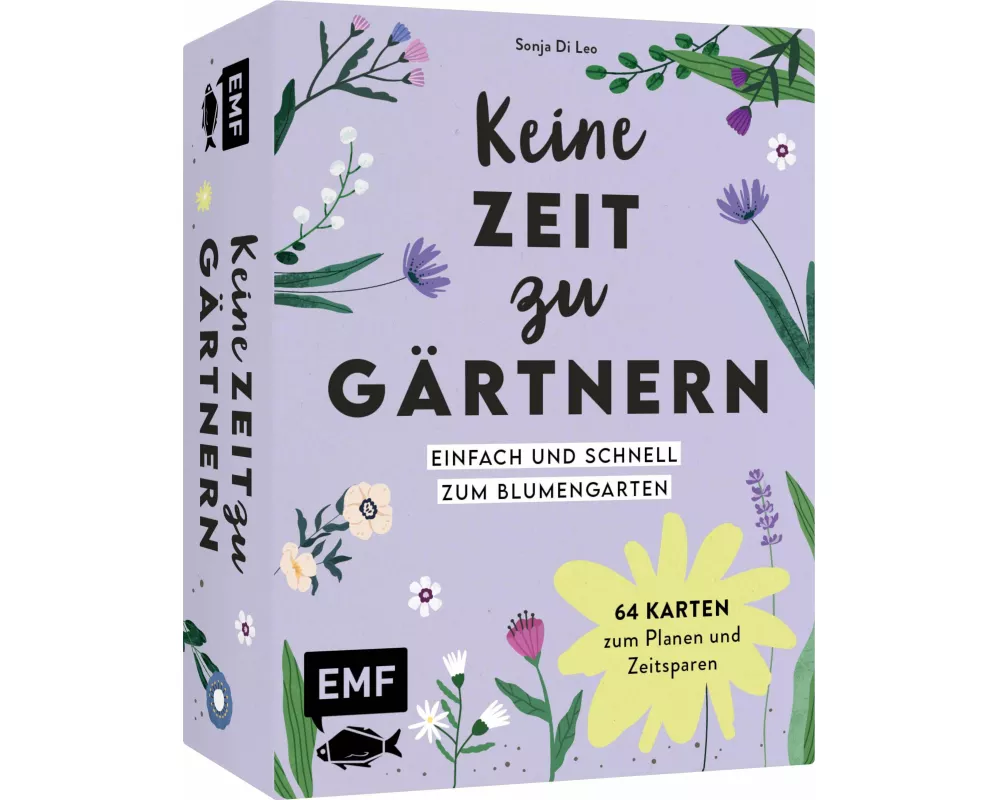 Kartenset: Keine Zeit zu gärtnern – 64 Karten – Einfach und schnell zum Blumengarten