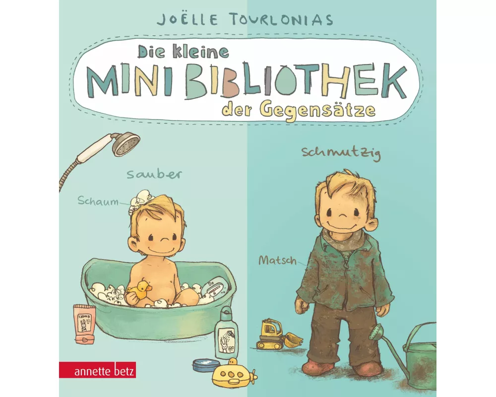 Die kleine Mini-Bibliothek der Gegensätze - Ein Pappbilderbuch über Gegensätze (Die Mini-Bibliothek der Wörter)