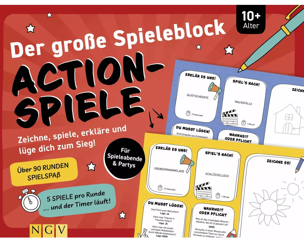 Der große Spieleblock Action-Spiele