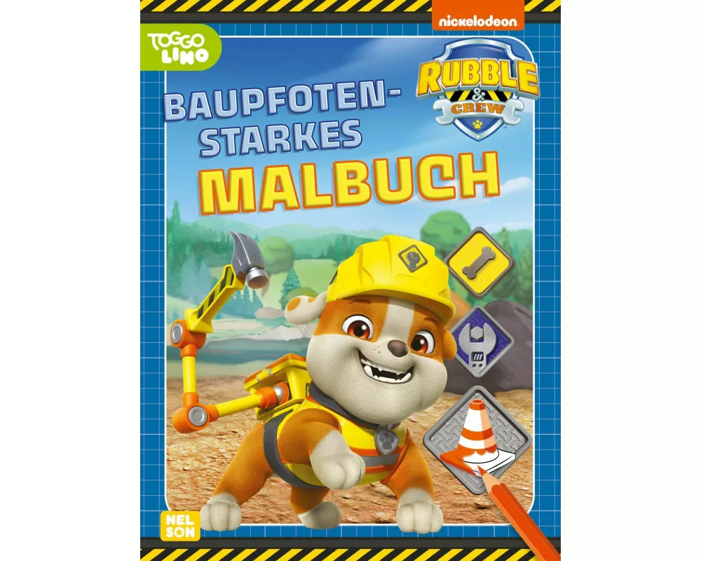 Rubble & Crew: Baupfotenstarkes Malbuch