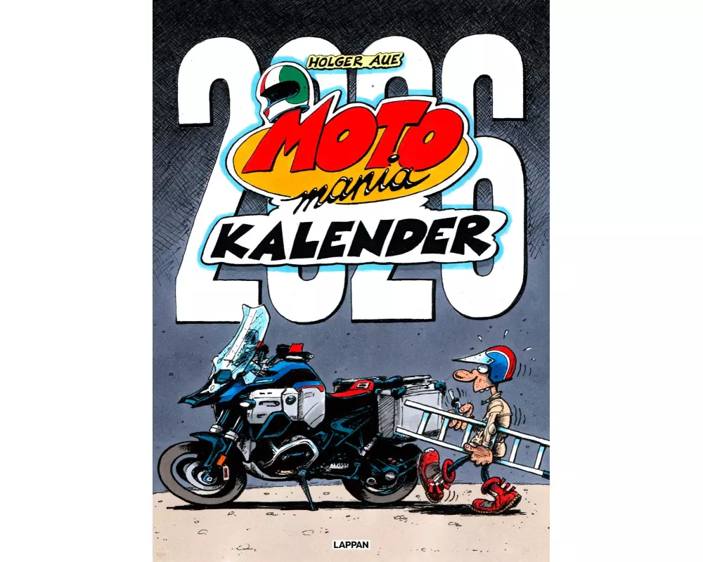 MOTOmania Kalender 2026: Monatskalender im Großformat