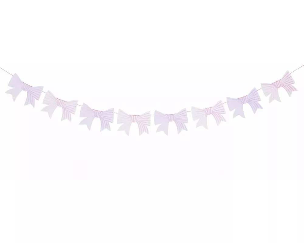 Girlande Schleifen FSC MIX, 15 x 11 cm, Länge 3 m