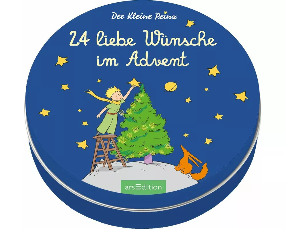 Adventskalender in der Dose. Der Kleine Prinz. 24 liebe Wünsche im Advent