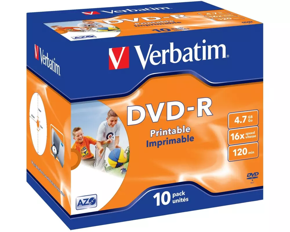 Verbatim DVD-R 4.7 GB, Jewelcase (10 Stück)