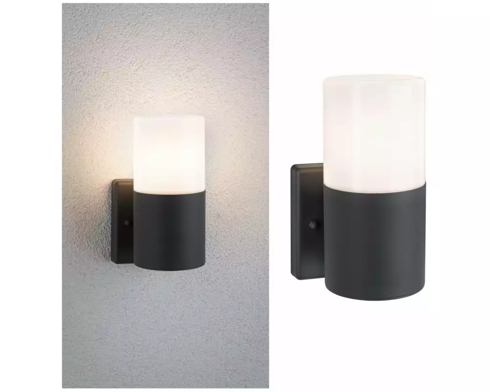 Paulmann Wandleuchte Tubs max. 15W 230 V Grau matt