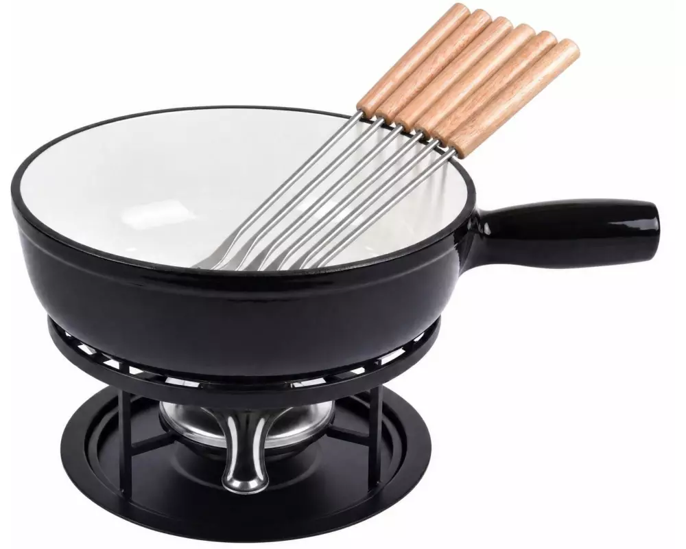 COCON Käsefondue-Set 6 Personen, Schwarz