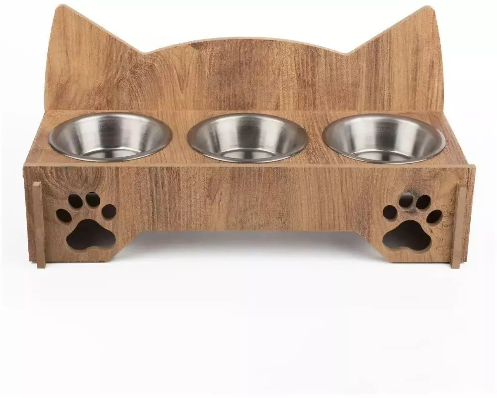 Paws & Whiskers Futterbar mit Näpfe Apvm16