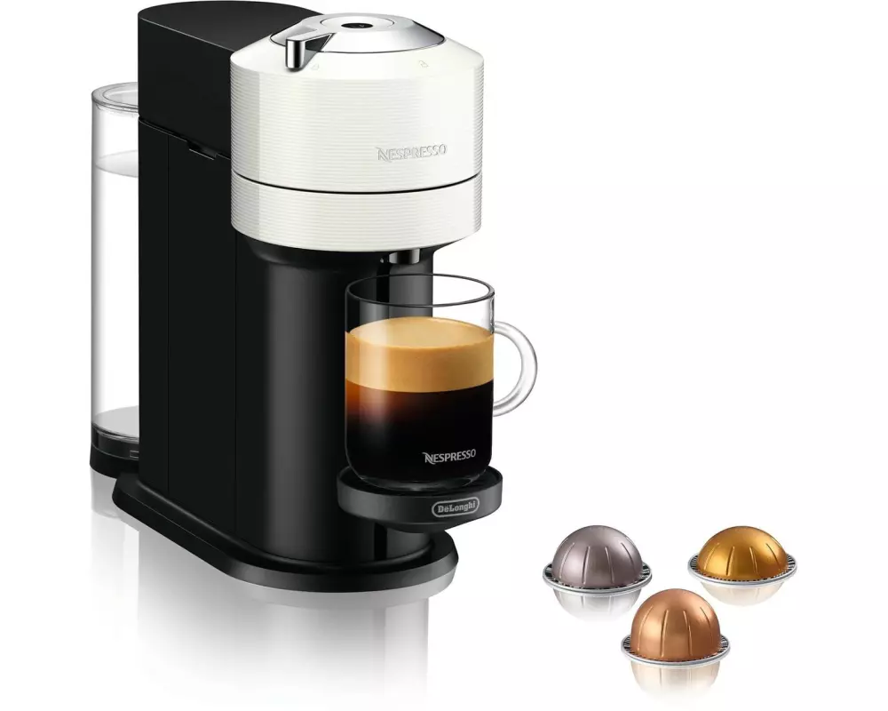 De'Longhi Kaffeemaschine Nespresso Vertuo Next ENV120.W Weiss