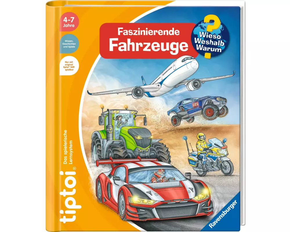 tiptoi Lernbuch WWW – Faszinierende Fahrzeuge