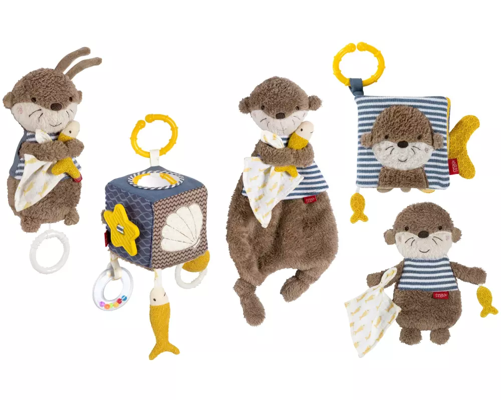 fehn Geschenkset «Otter Theo» aus Stoff und Plüsch