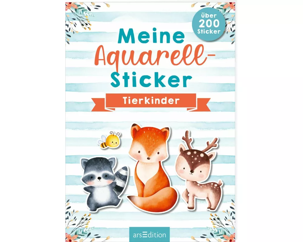 Meine Aquarell-Sticker – Tierkinder