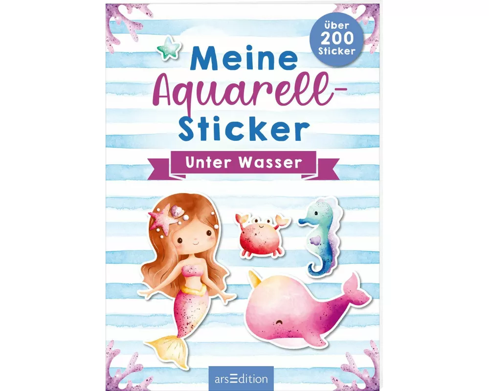 Meine Aquarell-Sticker – Unter Wasser