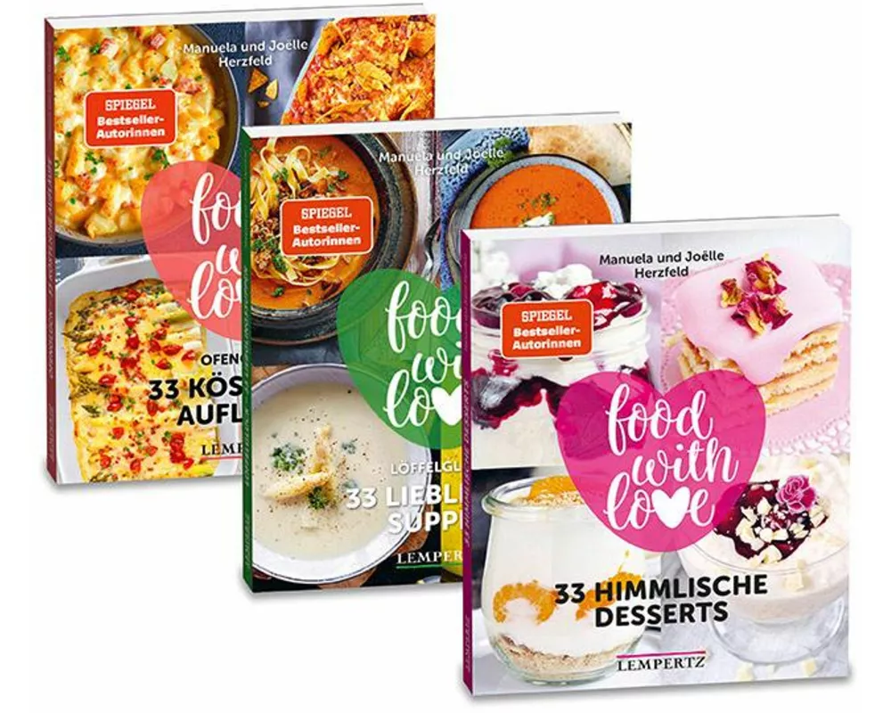 Die 99 besten Herzfeld Rezepte; Bundle; Food with Love; Herzfeld, Manuela / Herzfeld, Joëlle