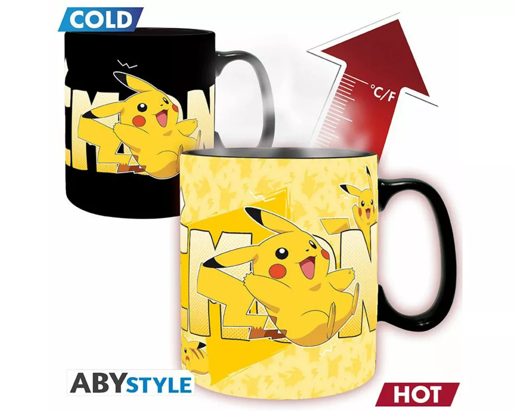 POKEMON - Mug Heat Change - 460 ml - Pikachu - cardboard box
