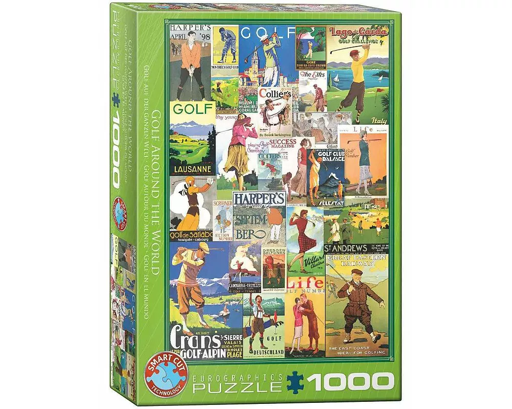 Puzzle 1000 Teile - Golf Around the World