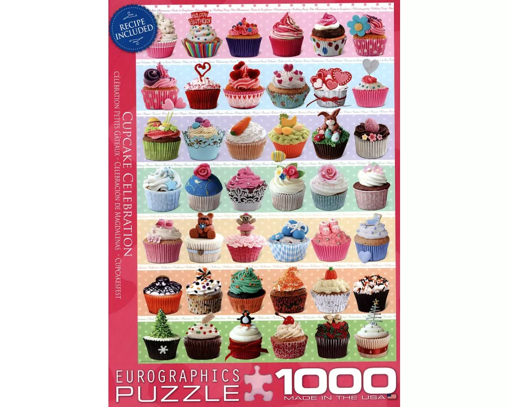 Puzzle 1000 Teile - Cupcake Celebration