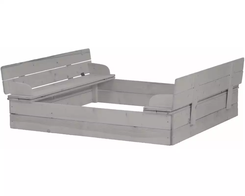 roba Sandkasten mit Deckel Grau