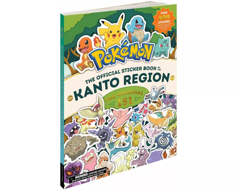 Pokémon the Official Sticker Book of the Kanto Region