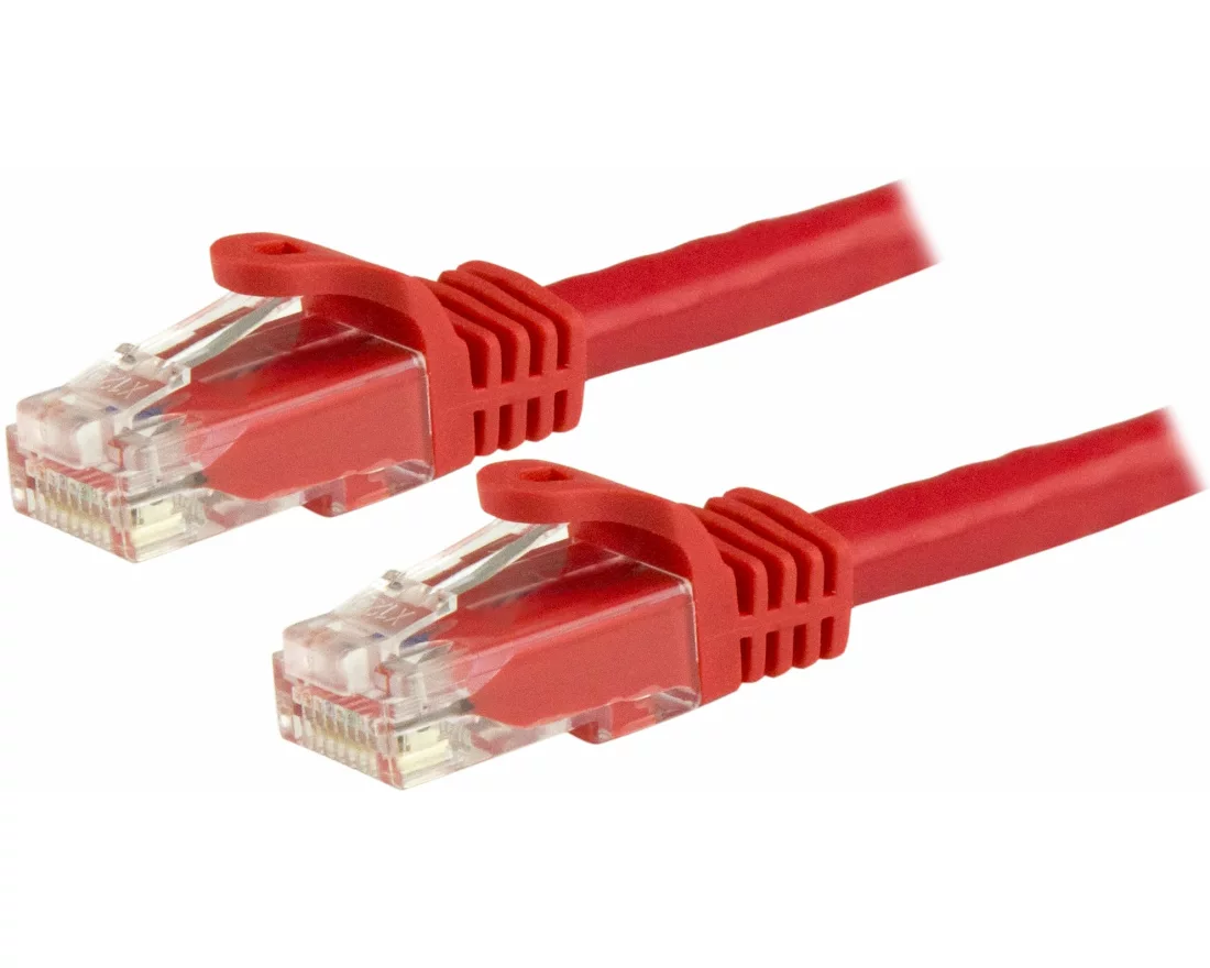StarTech.com N6PATC1MRD Netzwerkkabel Rot 1 m Cat6 U/UTP (UTP)