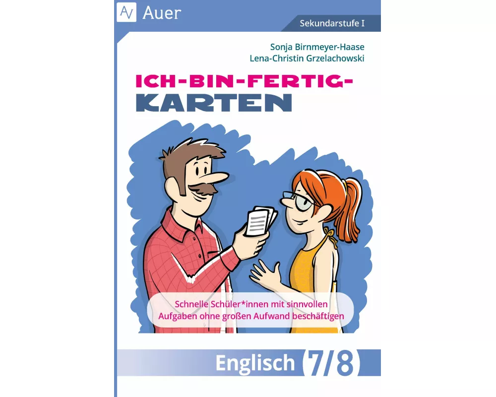 Ich-bin-fertig-Karten Englisch Klassen 7-8
