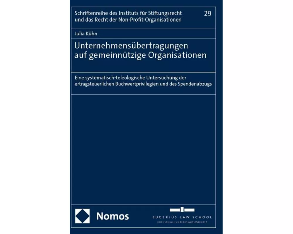 Unternehmensübertragungen auf gemeinnützige Organisationen