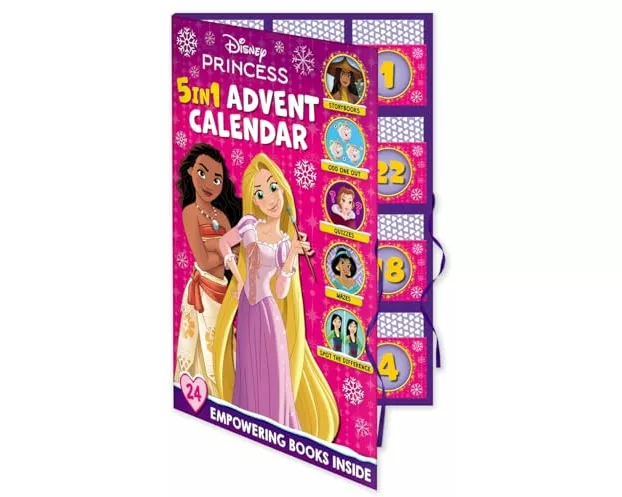 Disney Princess: 5-in-1 Advent Calendar