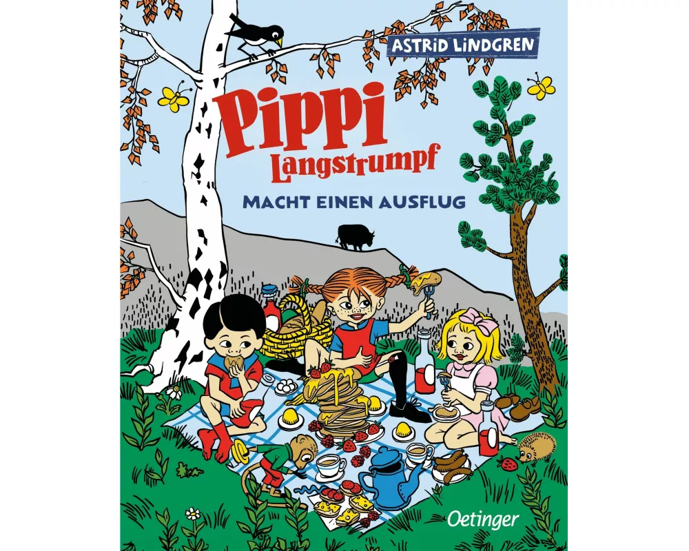 Pippi Langstrumpf macht einen Ausflug