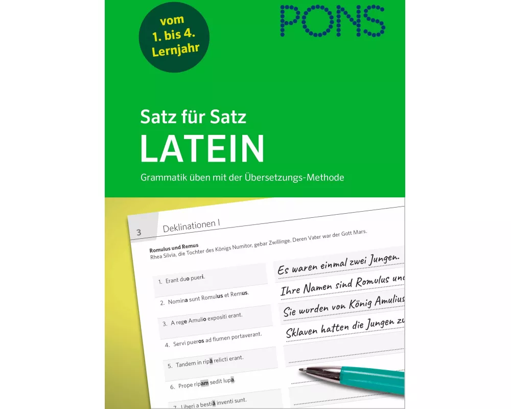 PONS Satz für Satz Latein Grammatik