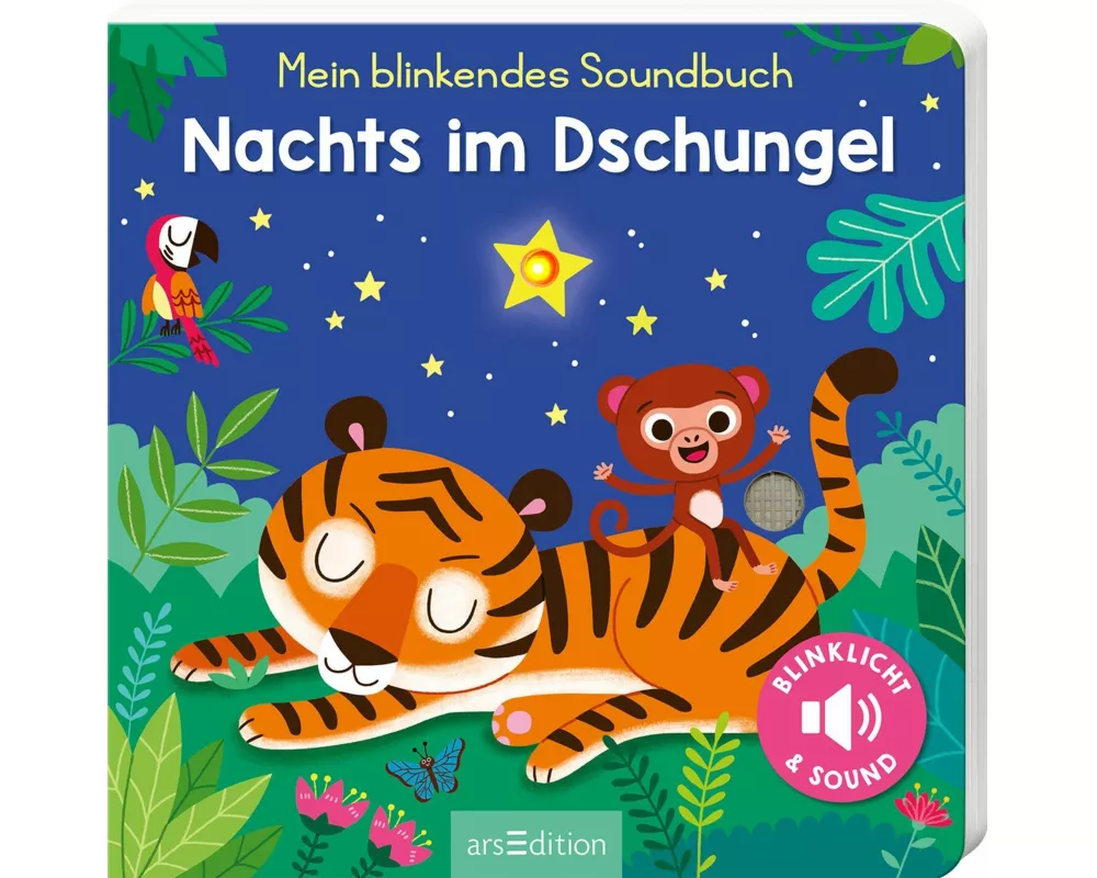 Mein blinkendes Soundbuch – Nachts im Dschungel
