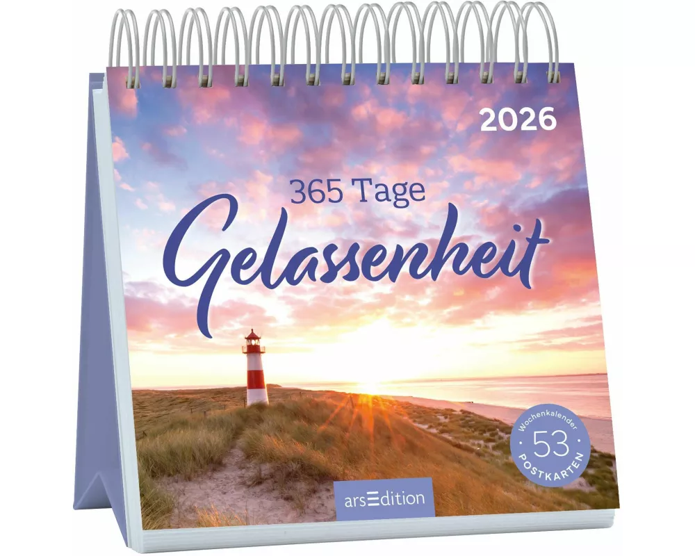 Postkartenkalender 365 Tage Gelassenheit 2026