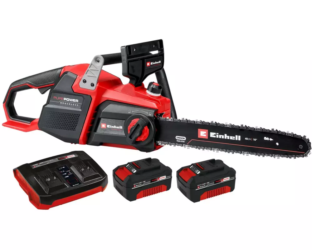 Einhell Professional Akku-Kettensäge GP-LC 36/40 Li BL 2 x 4.0Ah+Twinch Kit