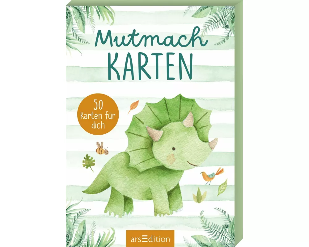 Mutmachkarten – Dino (Aquarelloptik)