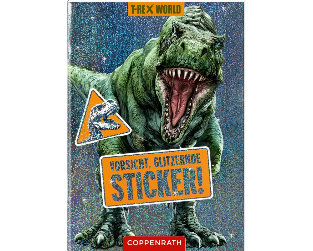 Vorsicht, glitzernde Sticker! (T-Rex World)