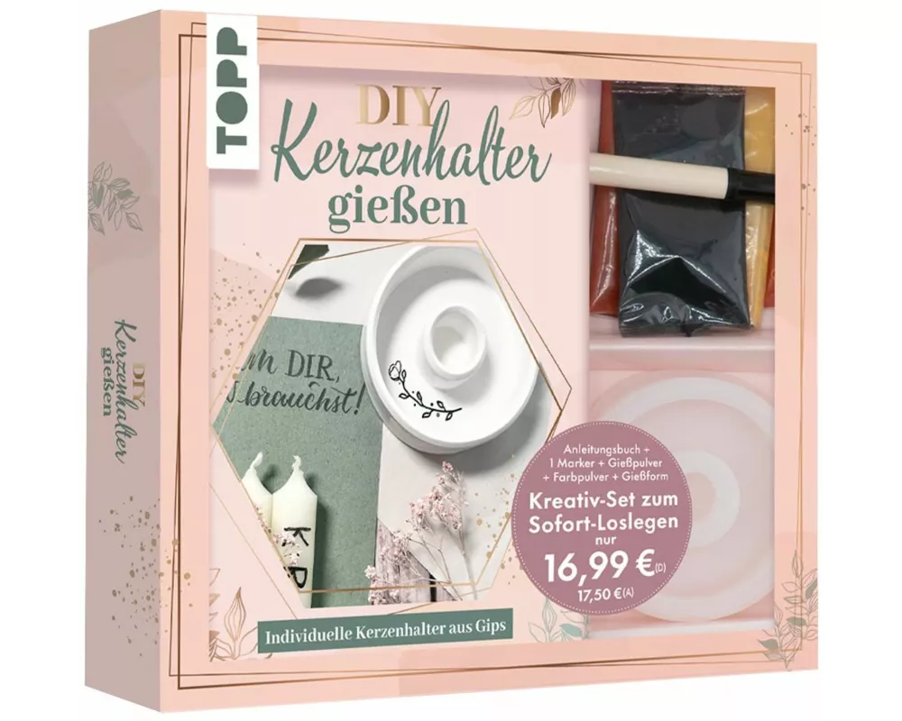 Kreativ-Set - Kerzenhalter gießen