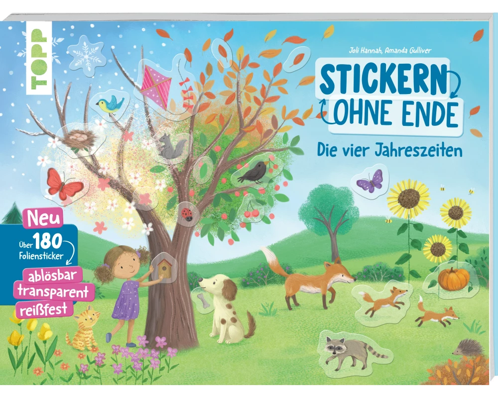 Stickern ohne Ende - Die vier Jahreszeiten