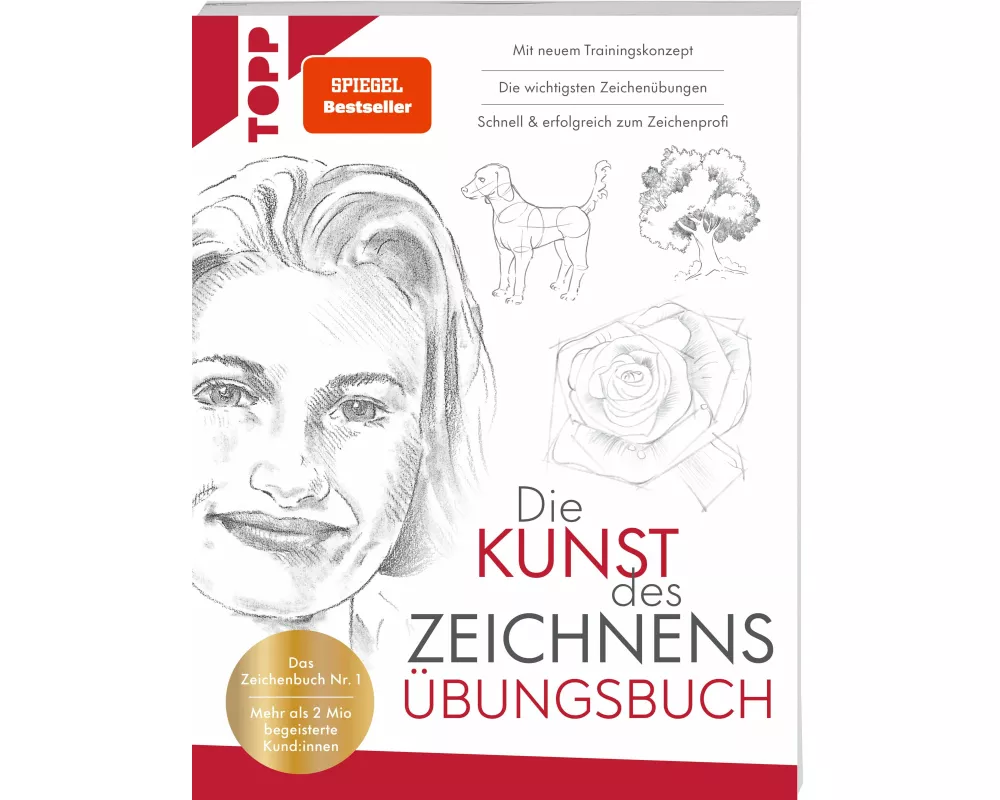 Die Kunst des Zeichnens Übungsbuch. Mit neuem Trainingskonzept