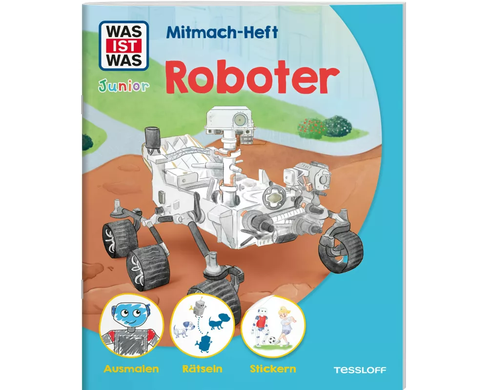 WAS IST WAS Junior Mitmach-Heft Roboter