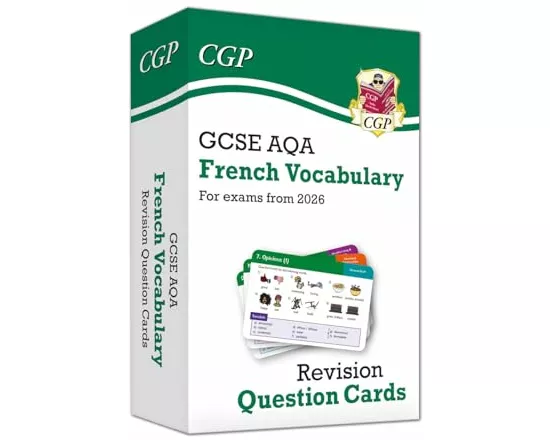 New GCSE AQA French: Vocabulary Revision Question Cards (for exams from 2026)