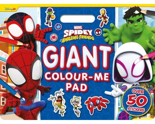 Marvel Spidey and his Amazing Friends: Giant Colour-Me Pad
